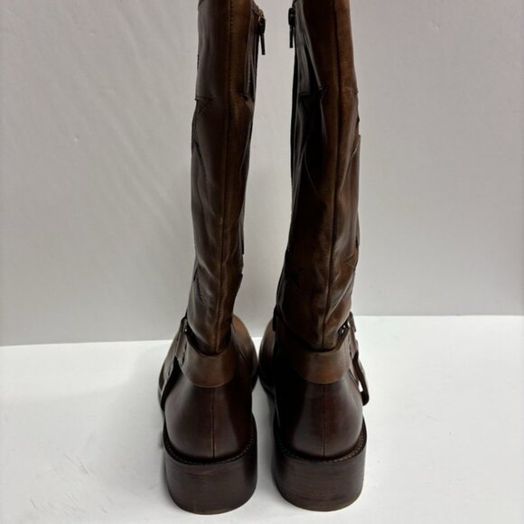 Vintage Foundry Women’s Mathilde Brown Leather Boots, Size 11 M - Picture 4 of 6
